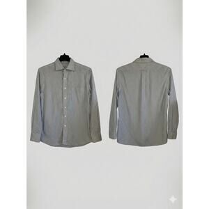 Eagle Shirtmakers 1867 Mens Dress Shirt 16.5 34/35 Slim Fit Non-Iron Check